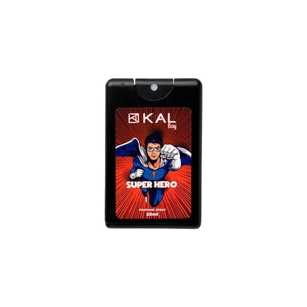 Kaline Perfume spray bottle Super Hero With Fruity Scent, 20 ml - black orange Personal fragrance
