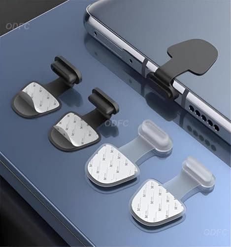 Silicone USB C Charging Port Cover Dust And Water Protection Easy Use Lightweight Plug White Black For Home Office And Travel Devices Phone accessory