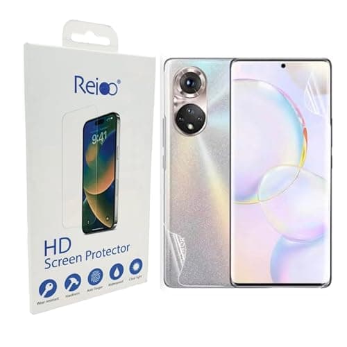 Reioo Nano Hydrogel Screen Protector for Honor 50 Front and Back Screen Protector (Clear)