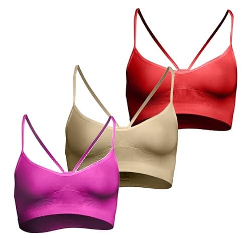 Silvy Womens Lycra Set Of 3 Pieces Perfect Bra Crossback Bra