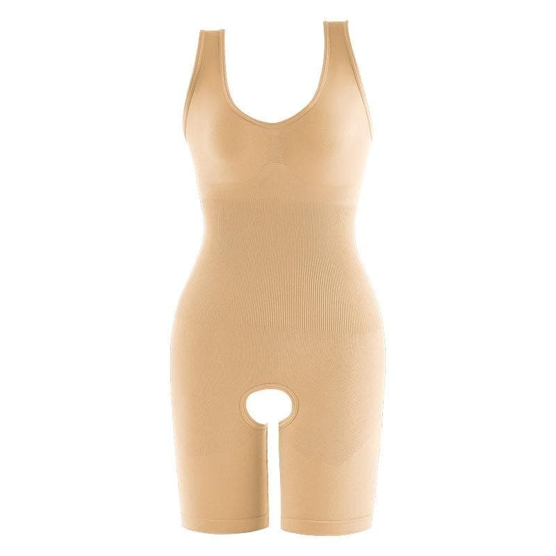 Women Full Body Shaper Short Shapewear - Slimming & Shaping | Moderate Compression, Slimming Texture, Shaping Body, Shorts Design, For Women Waist cincher
