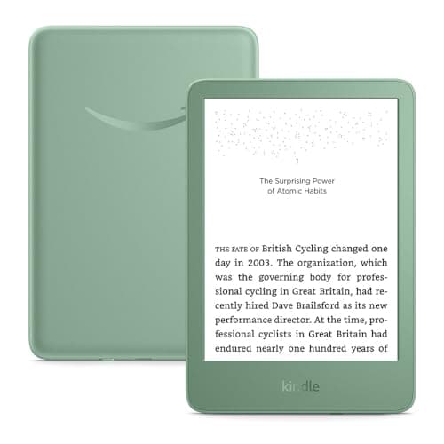 Amazon Kindle 16 GB (2024 model) - Light and compact, with fast page turns, and high contrast ratio - Matcha Amazon book reader