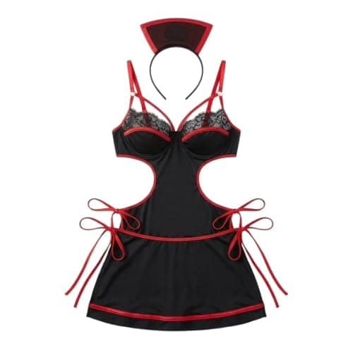 NF22 Lingerie Babydoll Playsuit 341 Costume outfit
