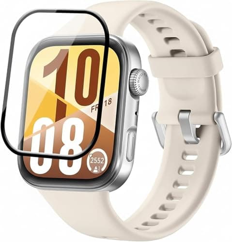 Polymer Screen Protector for HUAWEI WATCH FIT 4 Pro - 3D Curved Protective Film Soft Edge Anti-Scratch