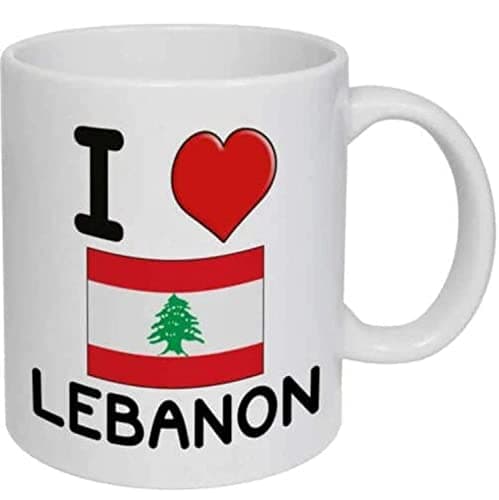 RYN-I Love Lebanon Coffee mug 11onz Drinking cup