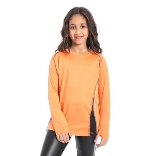 Caesar Girls Girls' sports T-shirt with sleeves and a handle Girls' sports T-shirt with sleeves and a handle