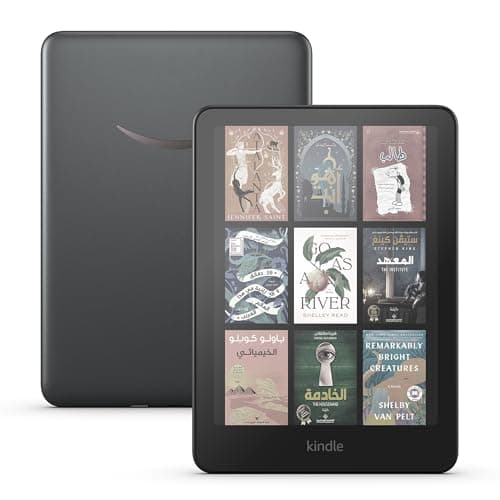 Introducing Amazon Kindle Colorsoft Signature Edition (32 GB) – With color display, auto-adjusting front light, wireless charging, and long battery life - Metallic Black Amazon book reader