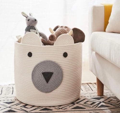 Woven It Kids Room Storage Basket Solution,(25×25×25Cm)