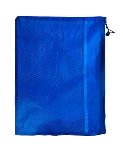 AG A3 Plastic Zipper Mesh Folder - Blue File folder