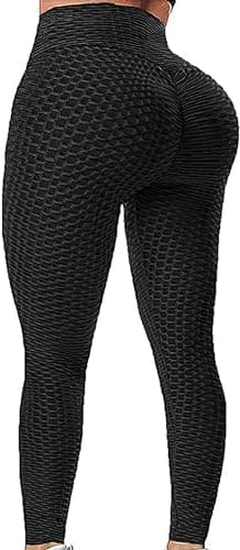 MIZAYA Women's Butt Lifting Leggings Tummy Control High Waist Leggings Pants