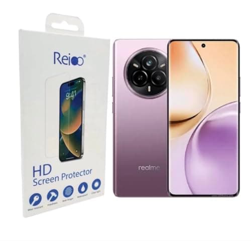 Screen Protector Front and Back Nano Gelatin Tempered Glass (9H) Compatible with Realme 14 pro plus hydrogel flexible for Realme 14 Pro Plus (5G) Clear