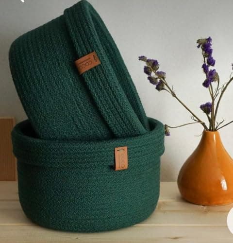 Woven It - Storage Basket,(12×20×12Cm) Can be used in Kitchen, Toilet, Living Room, Dining Room, Bed Room, Kids Room, Indoor & outdoor.