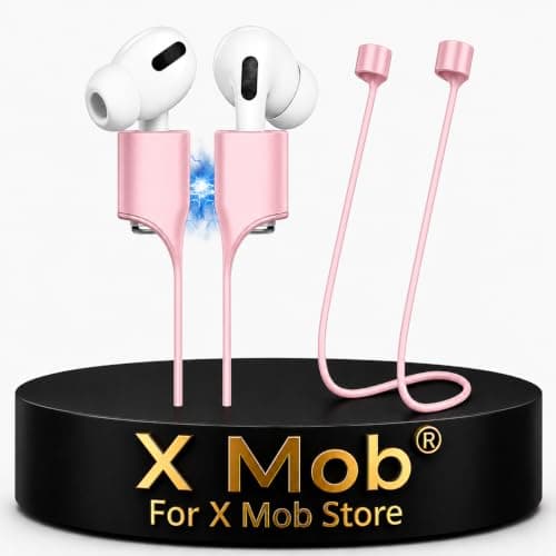 X Mob Magnetic Strap for Airpods Silicone Rope Anti-Lost Wireless Ear Wire Cable Connector Soft Sport Neck Bluetooth Earbuds Accessories Pro - 3-2 - 1