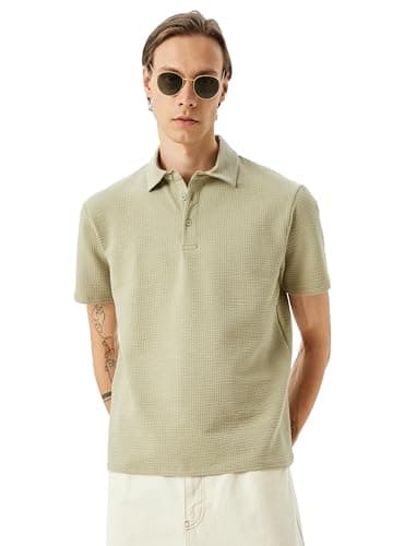KOTON Mens Polo Neck T-Shirt Modern (pack of 1)
