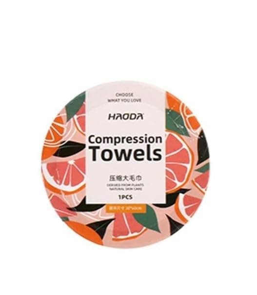 Compression Towels, Expandable in Water, Space-Saving Travel Size, 1 Piece