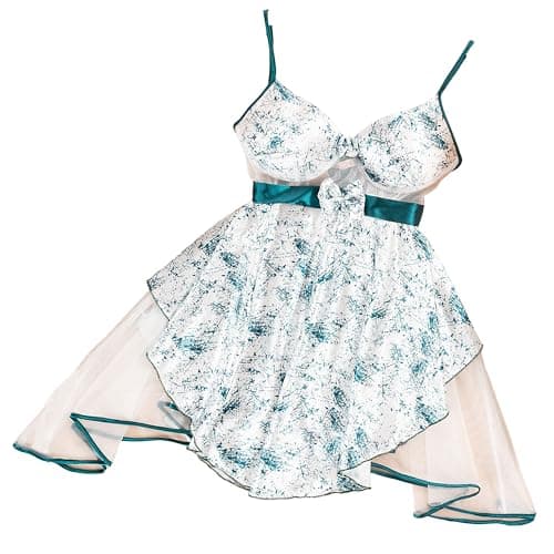 Babydoll Lingerie Short Robe Luxury Material Soft Dress Nightgown Short Lingerie for Women - One Size 50K to 80K (NO:535) Nightgown nightshirt