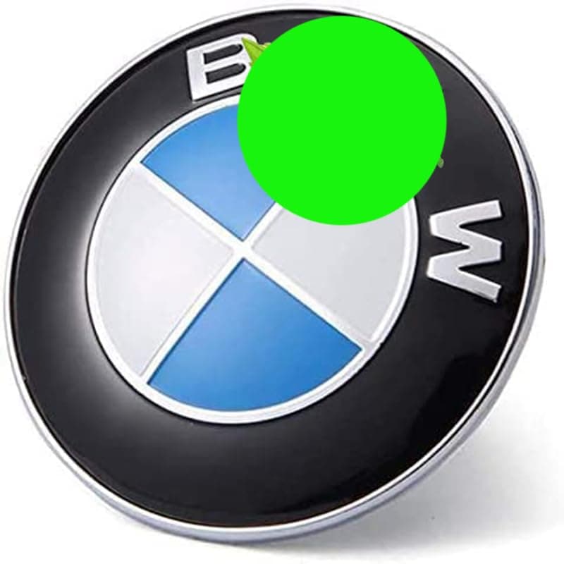 Kaber Egypt 2020 Car Logo Tag - Front Front - Compatible with B // M - 1 Piece - Blue Black White Label
