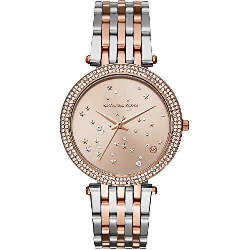 Michael Kors Women Rose Gold Dial Stainless Steel Band Watch - MK3726