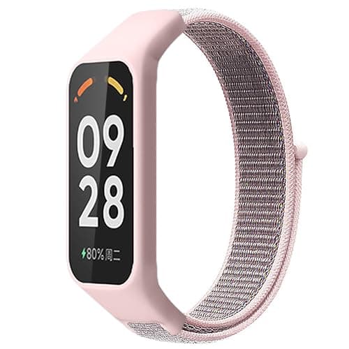 FYISWHO Nylon Strap for Xiaomi Smart Band 8 Active/Redmi Band 2, Sports Bracelet and Replacement Strap for Xiaomi Mi Band 8 Active/Redmi Band 2 Watch band