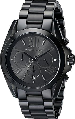 Michael Kors Bradshaw Women's Stainless Steel Chronograph Watch with Steel Bracelet Band