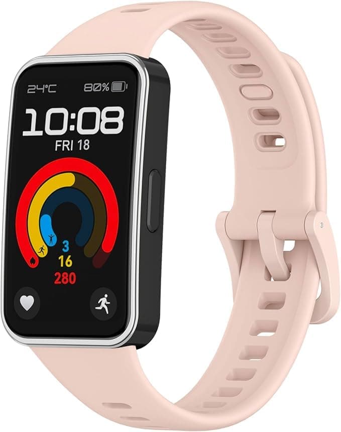 X Mob Soft Silicone Strap Compatible with Huawei Band 8 Band 9 Band 10 / Honor Band 8 / Band 9 / Band 10 Waterproof Breathable Adjustable Sport Replacement Strap Watch band