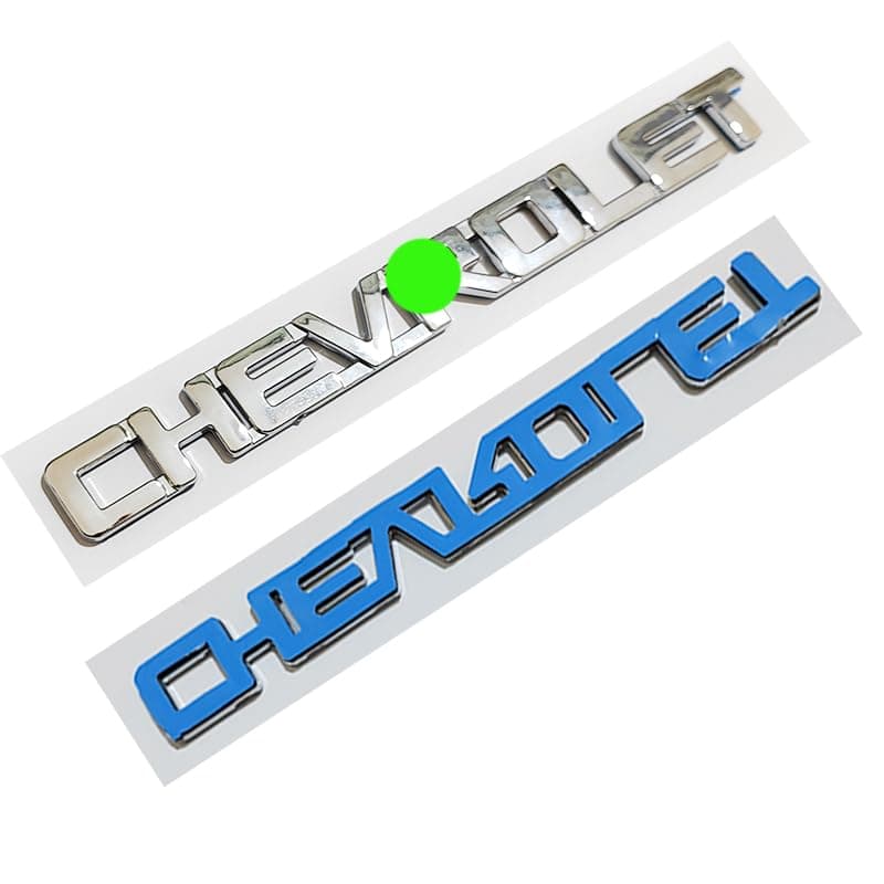 KaberTrade Kaber Trade 3D Car Logo Sticker Decal Sticker Basic Replacement for Car Badge (Chef? / ? Rolia, CH ? / VRO/LET, Size 20 * 2cm, Code:1929) - KaberTrade Vehicle emblem