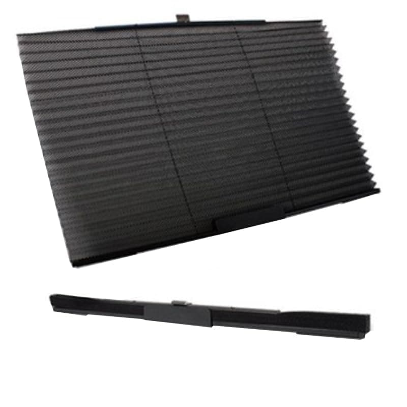 KaberTrade Car Sun Shade Auto Folding Car Side Window (Black Mezika Curtain 1 Piece - Size 60 * 40cm) - KaberTrade Vehicle interior shade