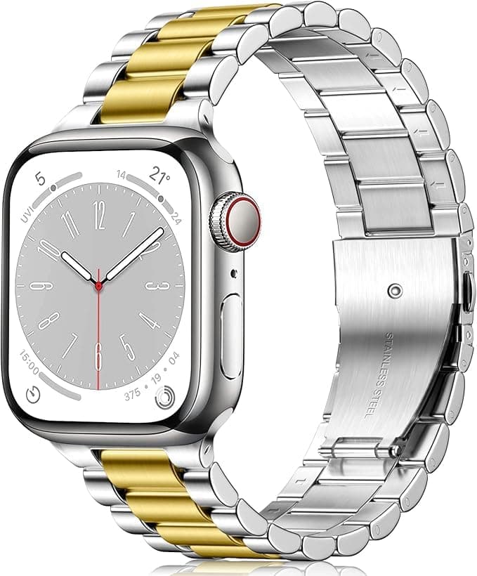 Stainless Steel Strap Replacement for Apple Watch Band 42mm 44mm 45mm 46mm 49mm Series 10 9 8 7 6 5 4 3 2 1 SE SE 2 Ultra 2 Ultra