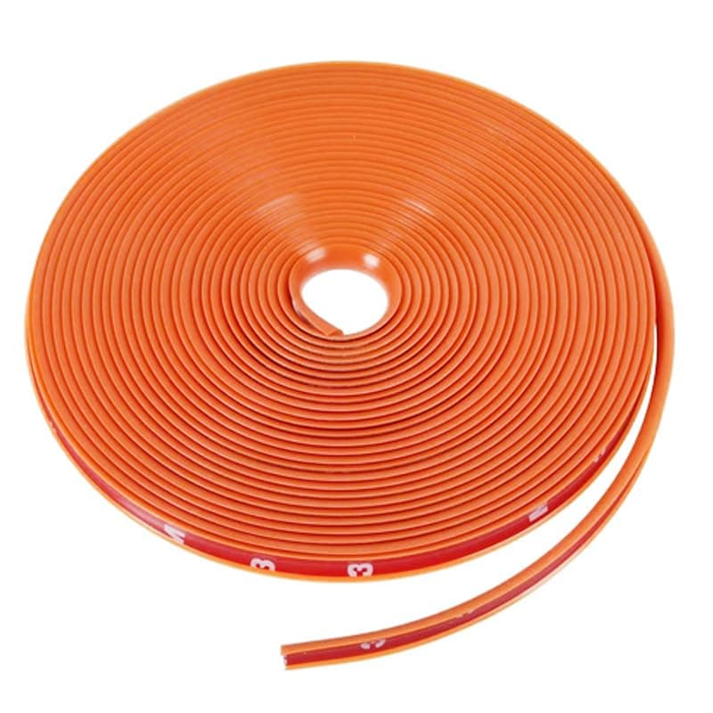 KaberTrade Car Tire Rubber Protection Strip - Tire Rim Protection and Car Wheel Decoration (Orange, Code:2794) - KaberTrade Auto part