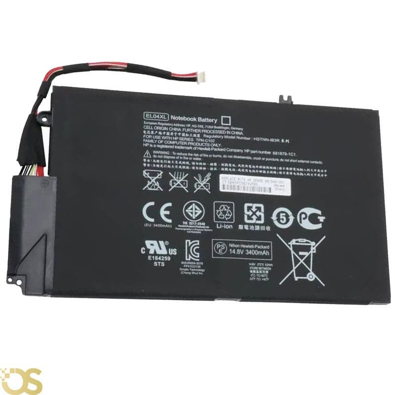 Generic HP EL04XL Laptop Battery for HP Envy 4-1000 Envy 4-1100 Envy 4-1200 Series HP Envy TouchSmart Ultrabook 4-1000 1100 1200 4T-1000 1100 EL04XL - EL04XL