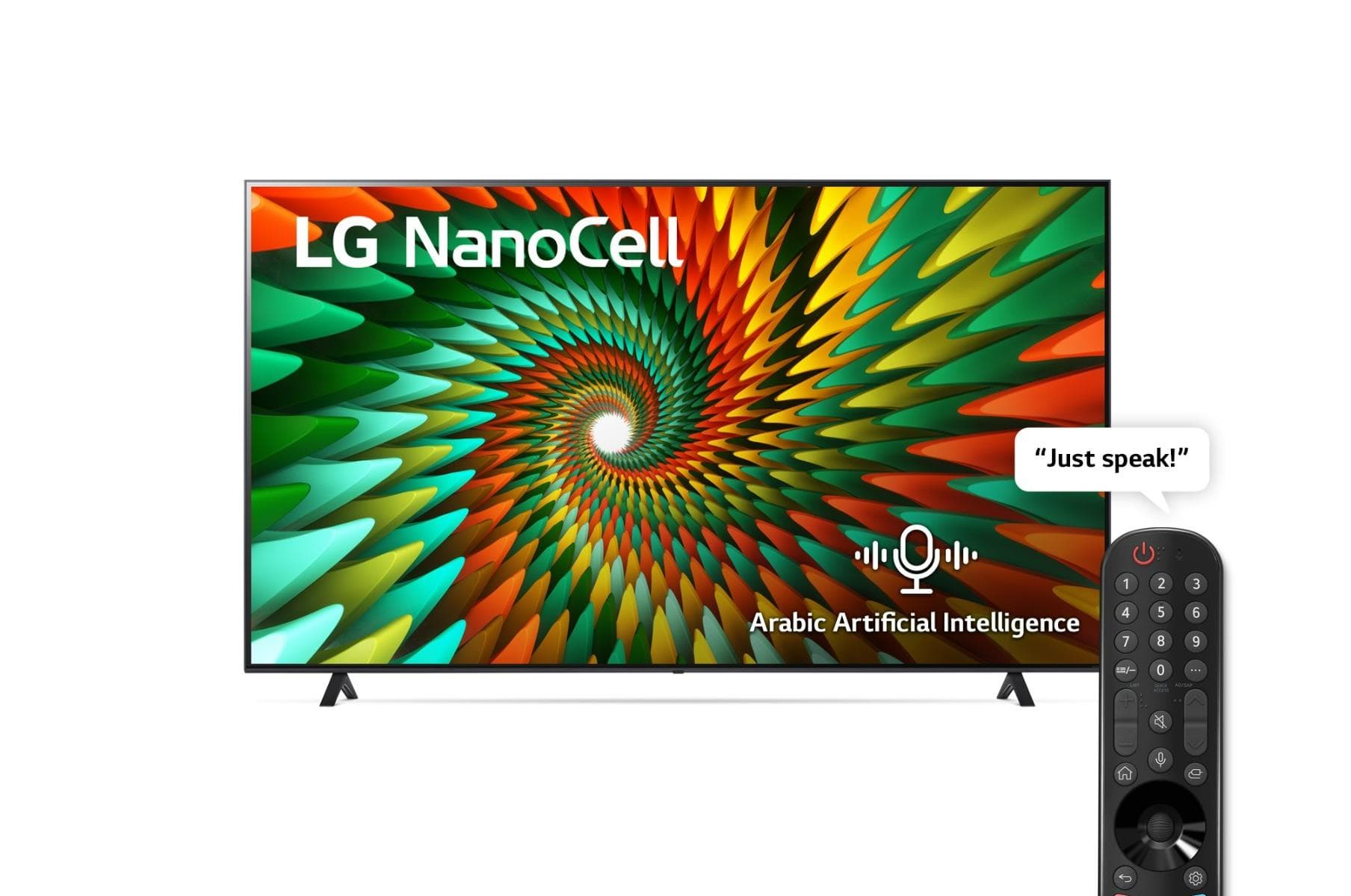 LG 50 Inch Smart TV , 4K UHD NanoCell Built-In Receiver - 50NANO776RA