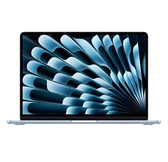 Apple MacBook Air 2025 MC6T4 Laptop ,Apple M4 chip with 10-core CPU 13 Inch ,256 GB ,16 GB ,Apple 8-core GPU ,macOS - Sky Blue