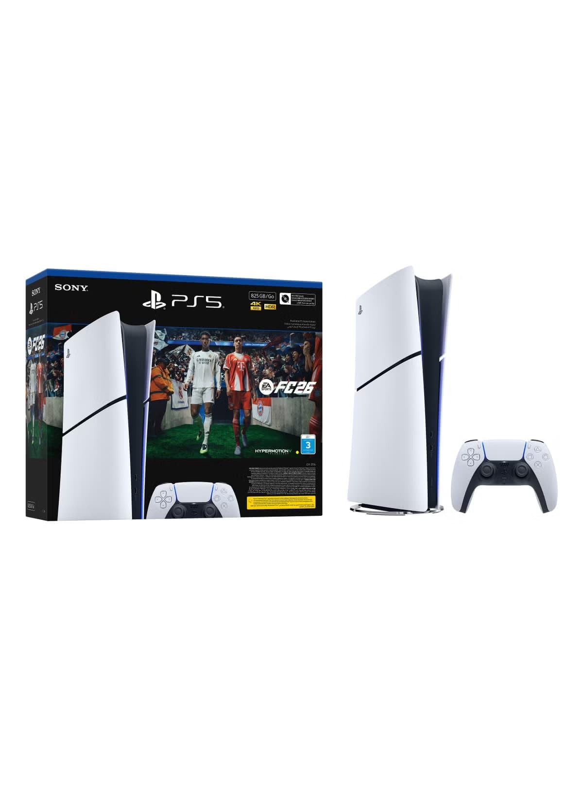 Sony PlayStation Console PlayStation 5 Digital Edition UAE Version 825 GB ,1 Controllers ,White - CFI2116B01YFC26