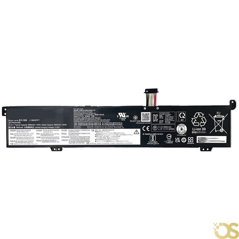 Generic Lenovo L19M3PF7 Laptop Battery for Lenovo IdeaPad Gaming 3-15ARH05 3-15IMH05 ThinkBook 15p IMH 15p G2 ITH L19M3PF7 - L19M3PF7