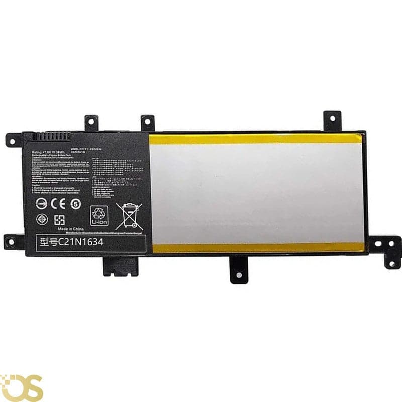 Generic ASUS C21N1634 Laptop Battery for Asus A580U X580U X580U X580B A542U R542U R542UR X542U V587U FL5900L FL8000U FL8000UF FL8000L C21N1634 - C21N1634