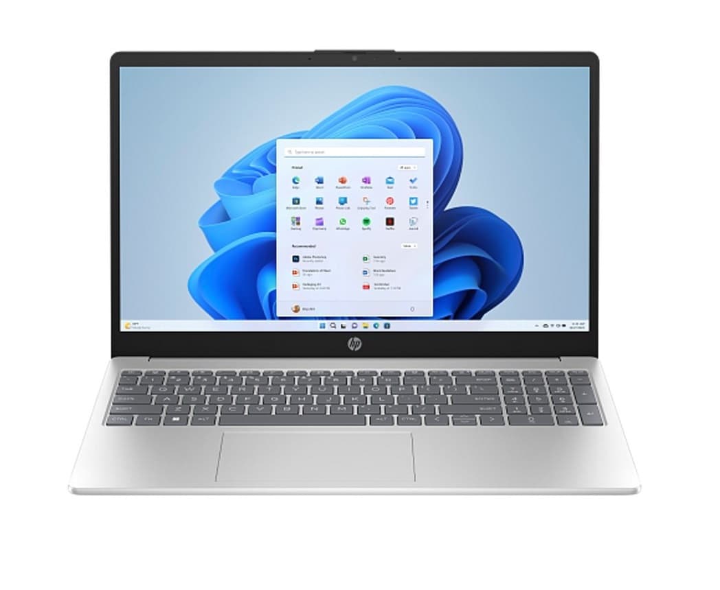 Hp 15-fc0063ne Laptop ,AMD Ryzen 7 7730U 15.6 Inch ,512 GB SSD ,8 GB ,AMD Radeon Graphics ,Windows 11 - Natural Silver
