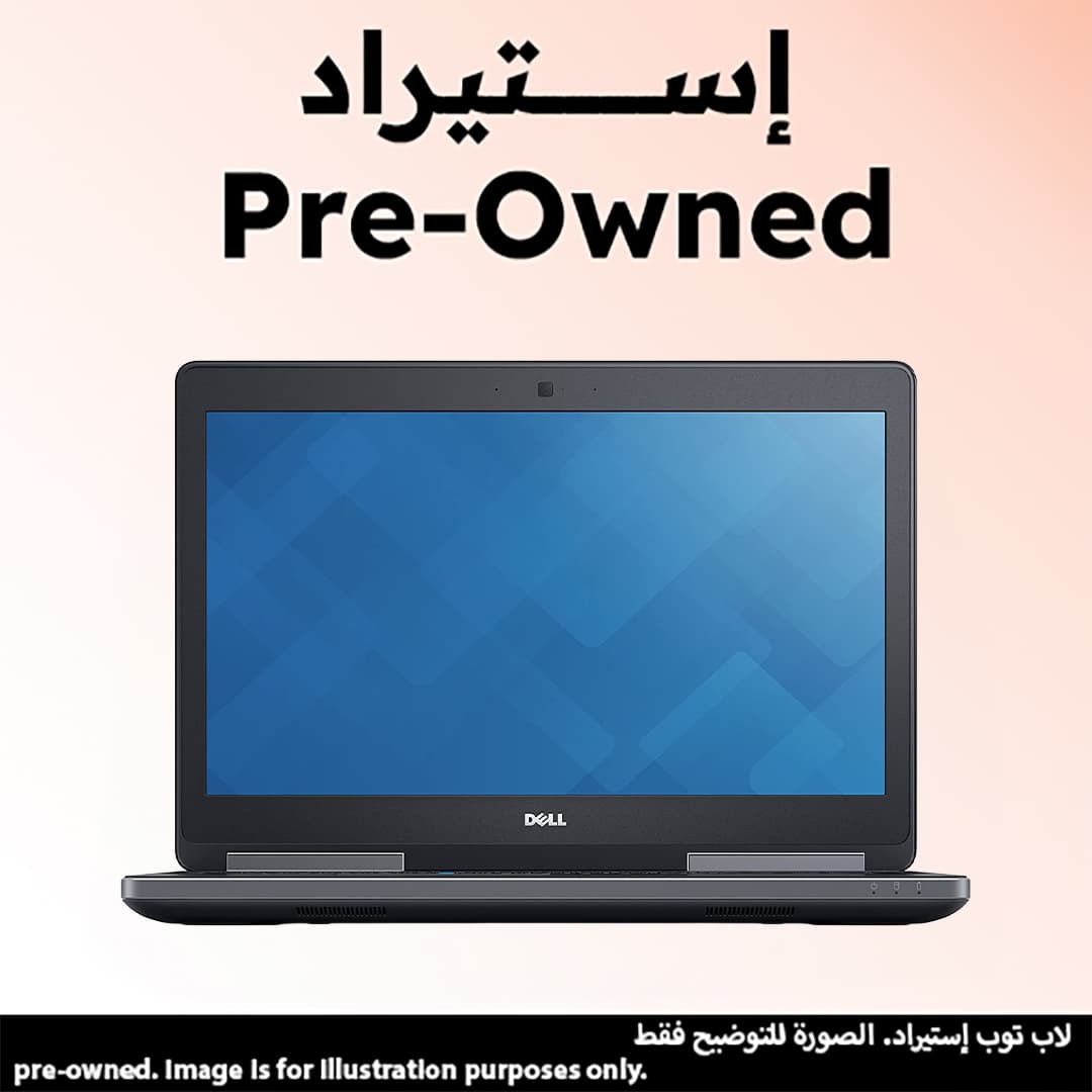 Dell Precision 7510 Pre-owned Laptop ,Intel Core i7-6820HQ ,512 GB SSD ,16 GB ,NVIDIA Quadro M1000M