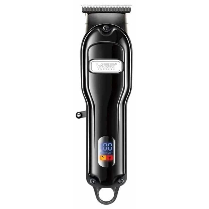 VGR Professional Rechargeable Hair Trimmer with Attachments Dry , Black - V-297