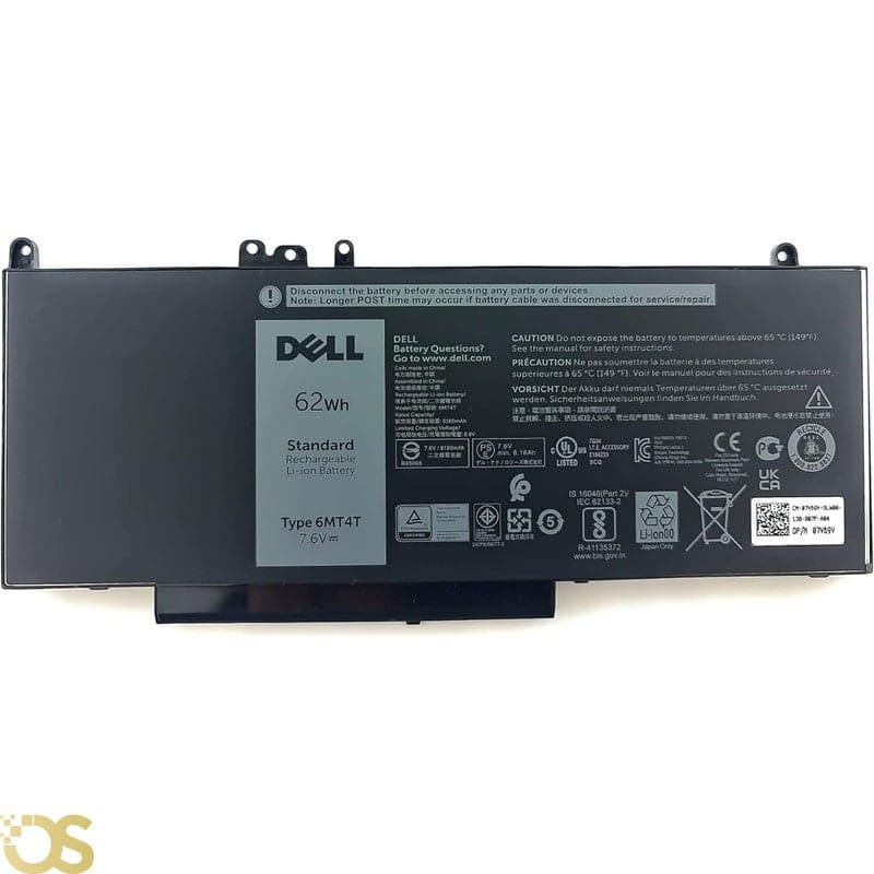 Generic Dell 6MT4T Laptop Battery for Dell Latitude 14 5470 E5470 15 5570 E5570 E5270 6MT4T - 6MT4T