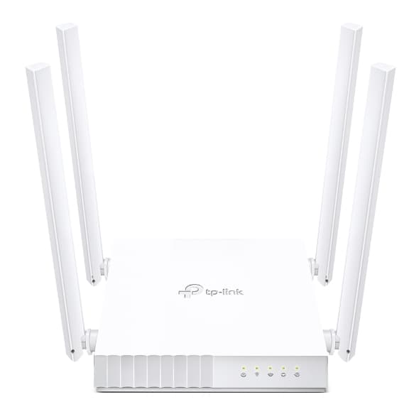 Tp-Link Archer C24 Wireless Dual Band Router , 5 Ports , White - AC750