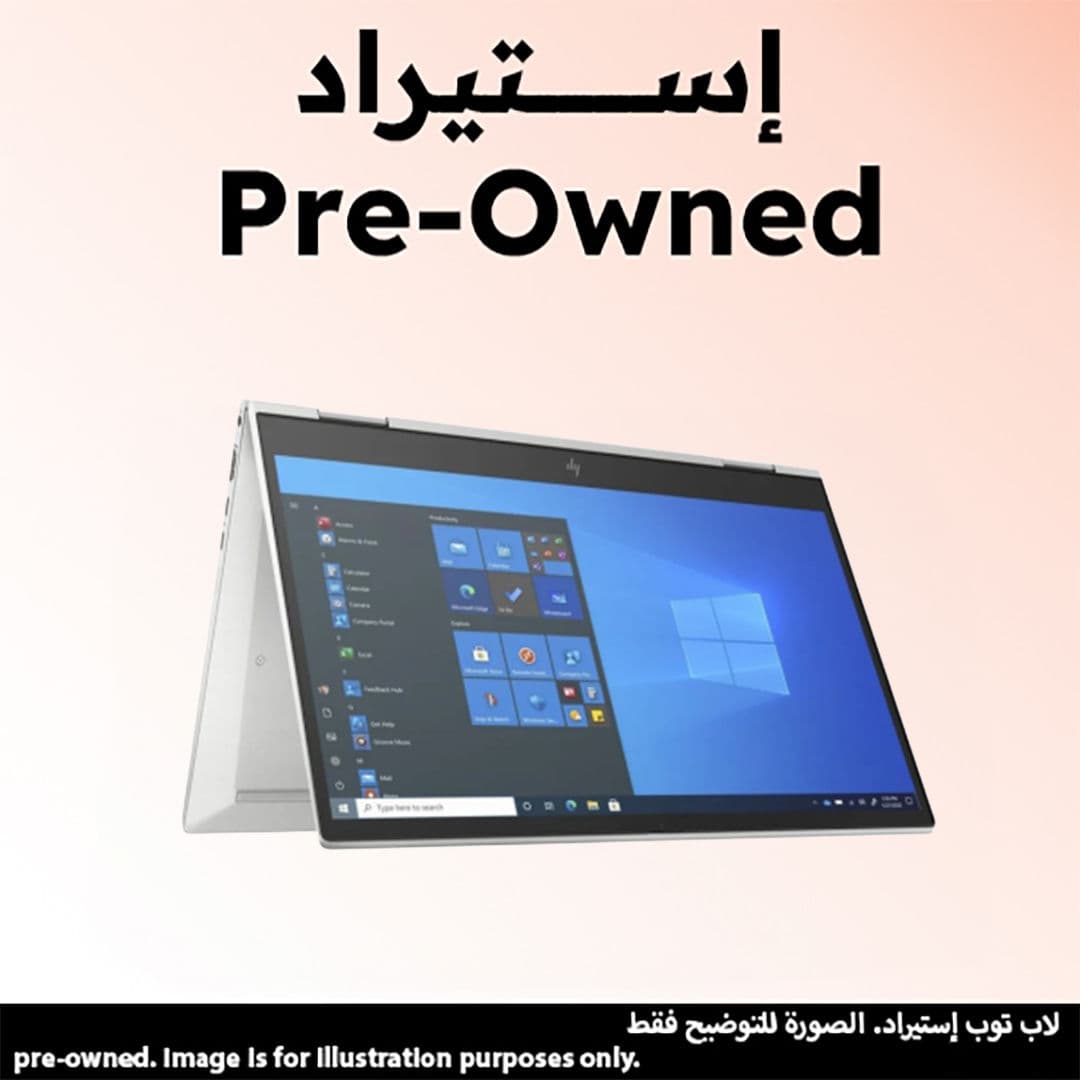 Hp EliteBook x360 830 G8 Pre-owned Laptop ,Intel Core i7-1185G7 ,512 GB SSD ,16 GB ,Intel Iris XE Graphics