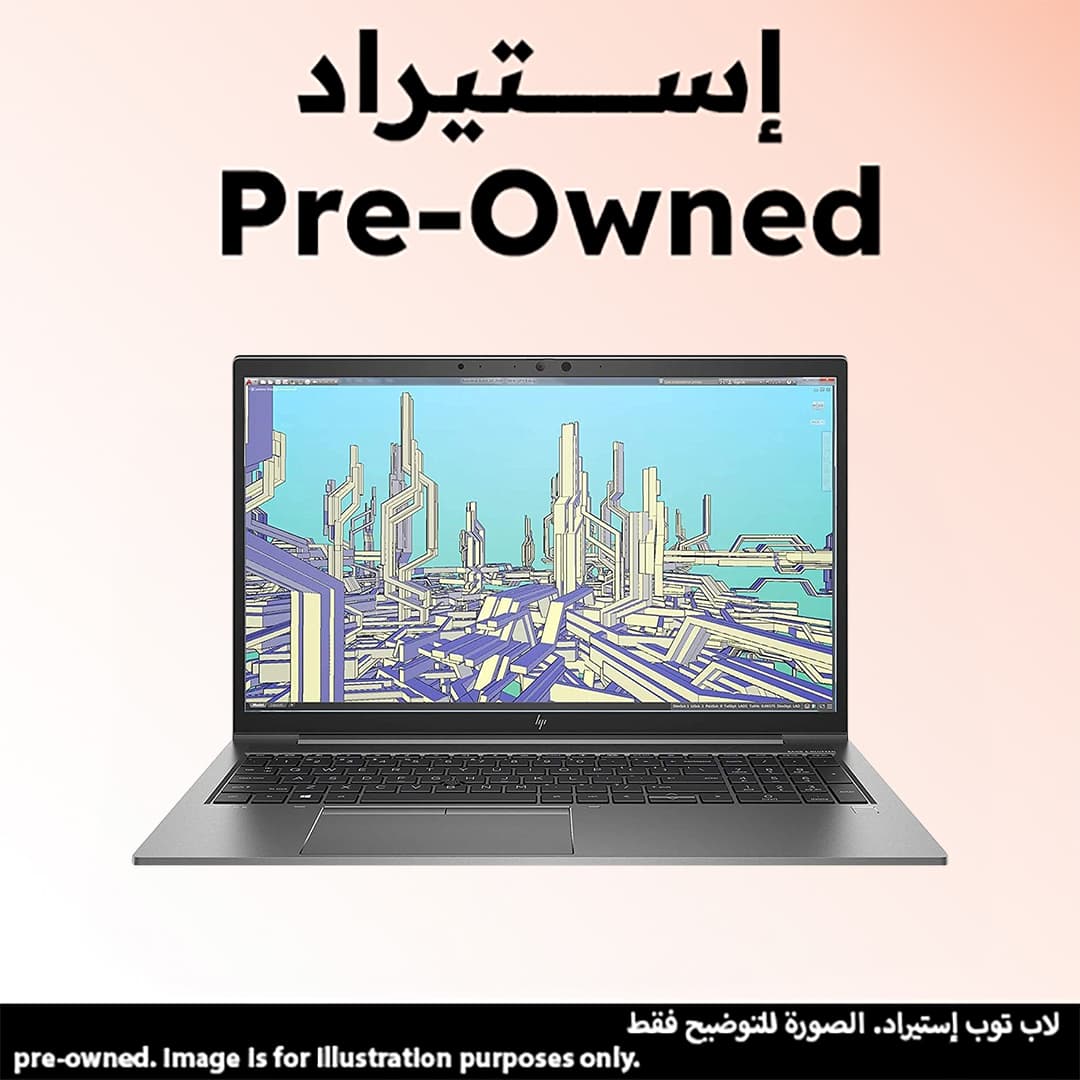 Hp ZBook Firefly 15 G7 Pre-owned Laptop ,Intel Core i7-10810U ,512 GB SSD ,16 GB ,Nvidia Quadro P520