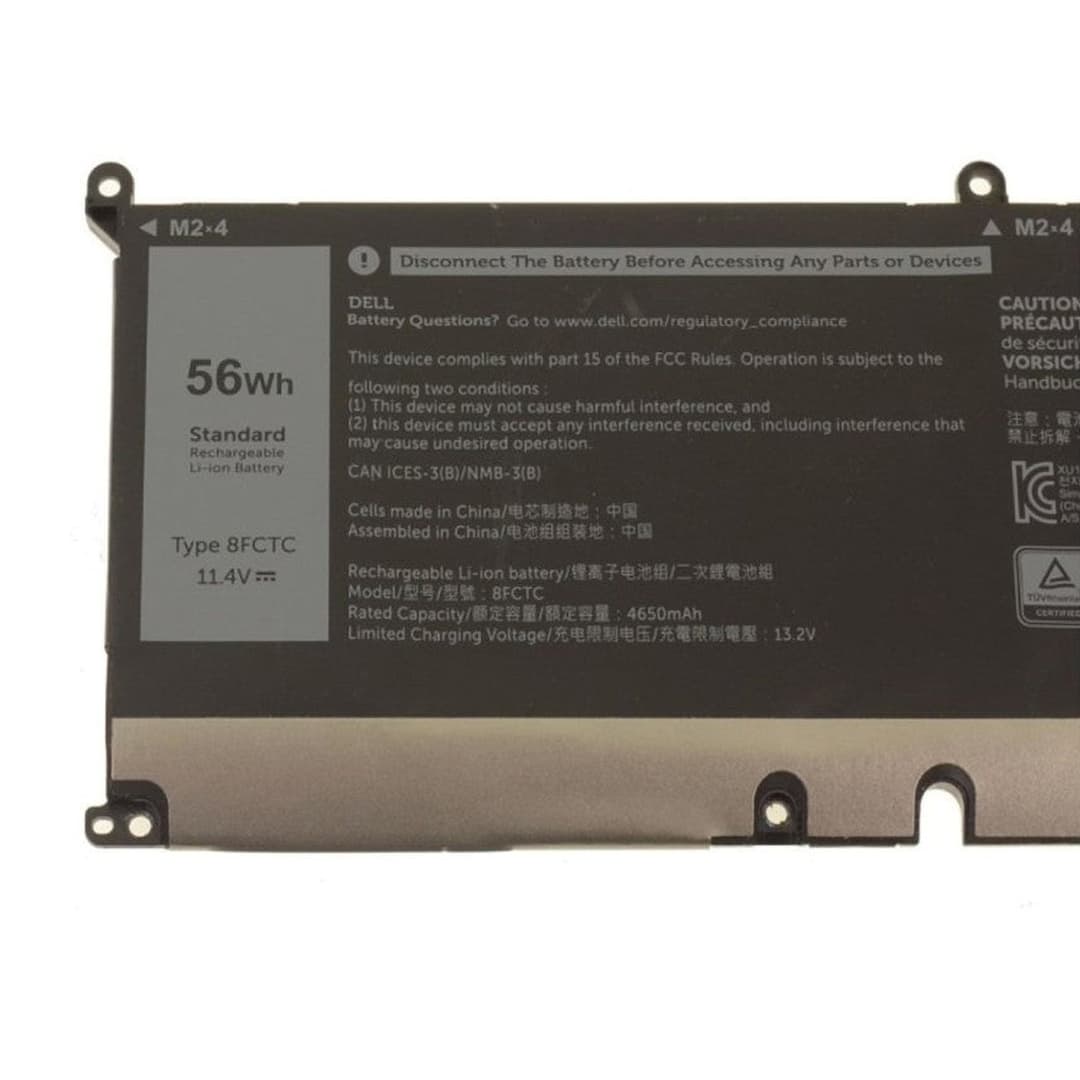 Generic Dell 8FCTC Laptop Battery for Dell XPS 15 9500 9510 9520 Precision 5550 5560 5570 Alienware M15 R3 R4 R5 R6 R7 M17 R3 R4 G7 15 7500 G15 5510 8FCTC - 8FCTC