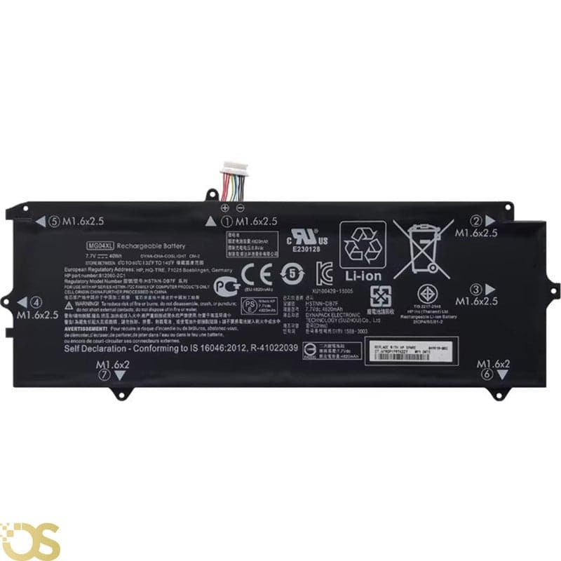 Generic HP MG04XL Laptop Battery for HP Elite X2 1012 G1 MC04XL MG04XL - MG04XL