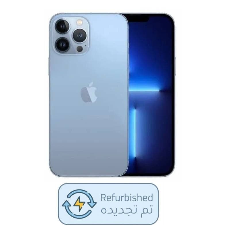 Refurbished Apple iPhone 13 Pro Max Single SIM, 256GB, 6GB RAM, 5G - Sierra Blue