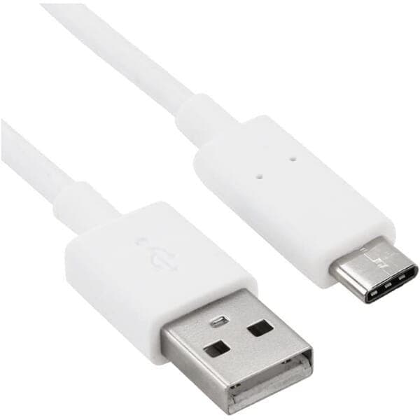 Fast Charging USB-A to Micro USB Charging Cable, 1 Meter, White