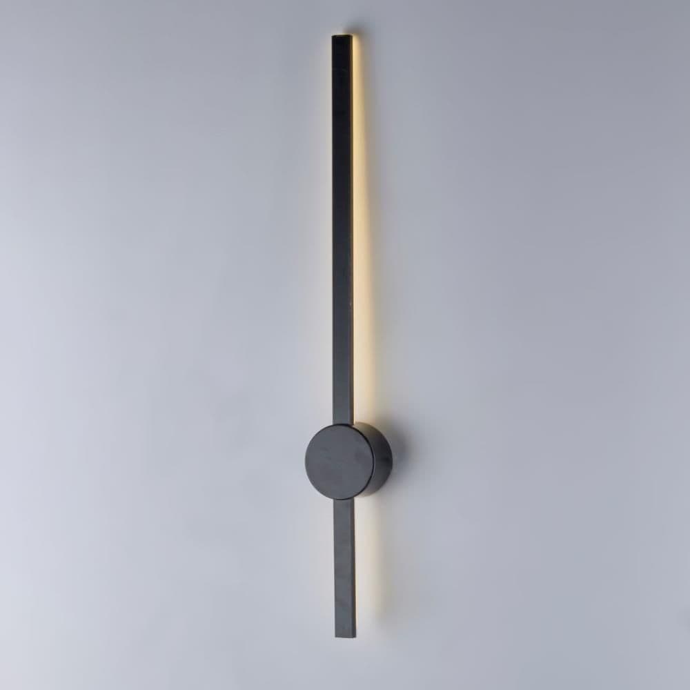 Real Led Wall Lamp, Black Color, Lwb9005
