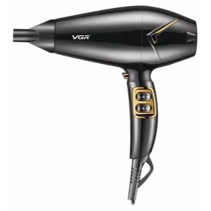 VGR Professional Hair Dryer, 1000 Watt, Black - V-423 ( International Warranty )