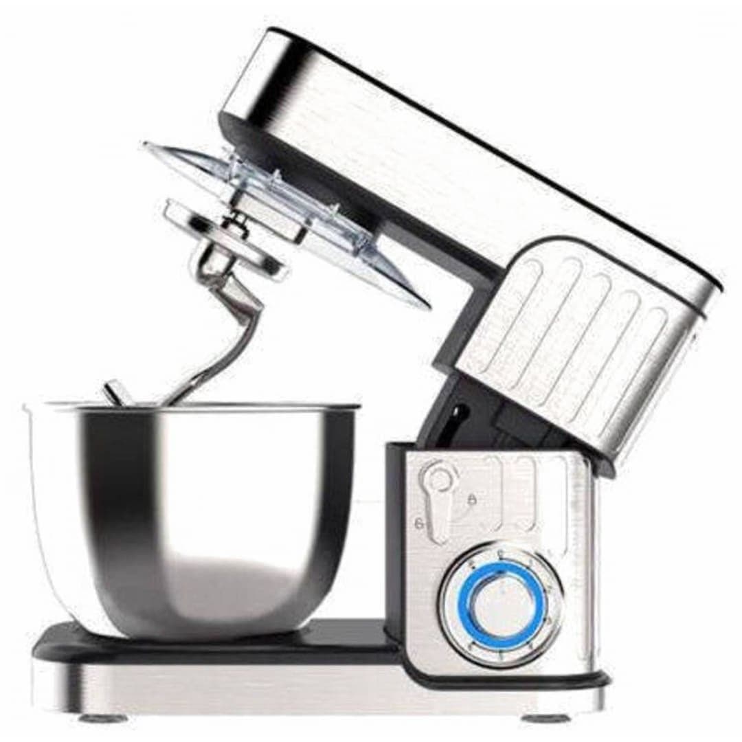 Black & White Stand Mixer, 7 Liter, 1500 Watt, Silver - SV-7050