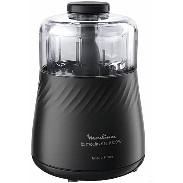 Moulinex La Moulinette 4 In 1 Chopper, 500ml, 1000 Watt, Black - DP712825 ( International Warranty )